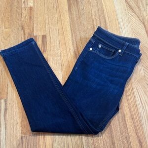 DL 1961 Dark Blue Mid Rise Skinny Ankle Denim Jeans Womens 29